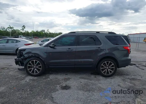 2015 Ford Explorer Xlt из США, поврежденный, VIN 1FM5K7D88FGB56341